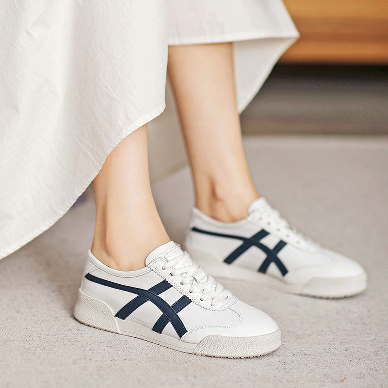 Women Fashion Soft Leather Flat Casual Shoes Newgew Shoes