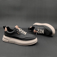 Men Fashion Leather Flat Casual Shoes Newgew Shoes