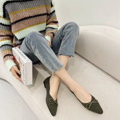 Moccasins Knitted Flat-Soled Shallow-Mouth Flying Shoes NewGew