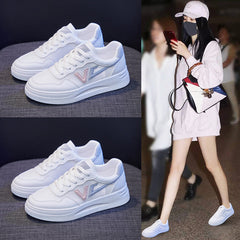 Women's Breathable White Mesh Summer Korean Style Canvas Shoes Newgew