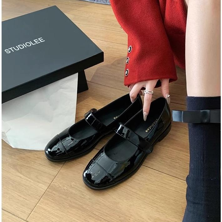 Classic Block Heel Mary Jane Shoes Newgew