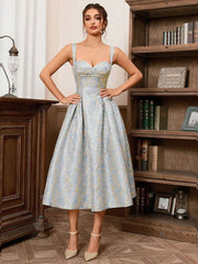 Sleeveless Floral Princess Dress Newgew Dresses