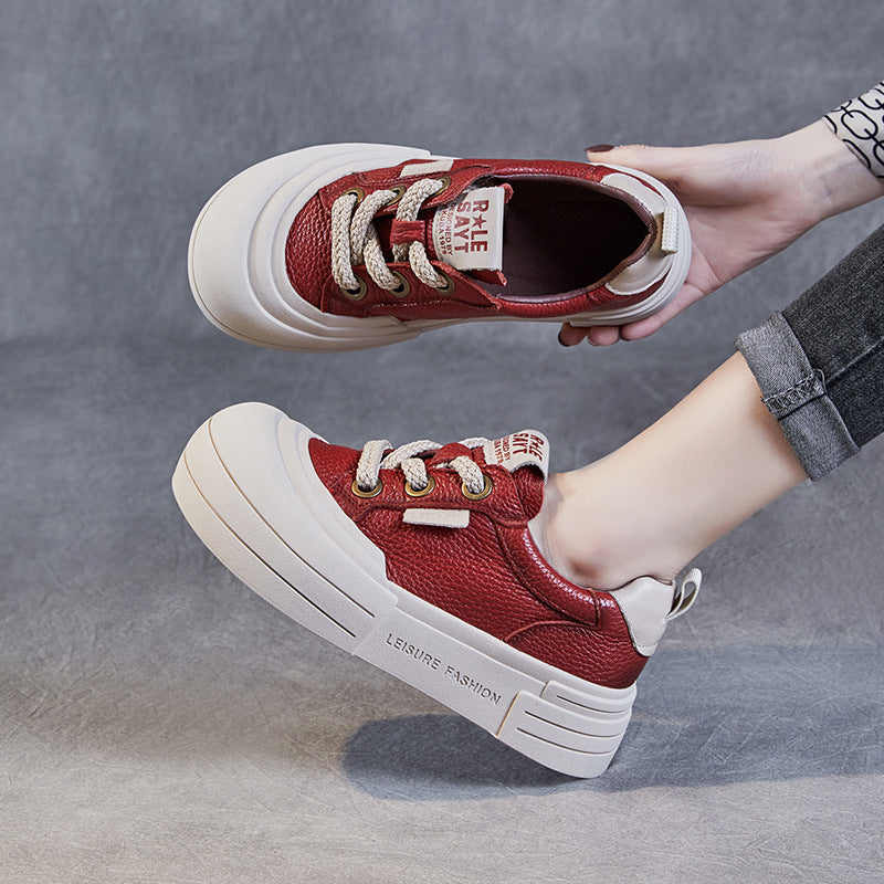 Women Fashion Minimalist Flat Thick Soled Casual Shoes Newgew Shoes