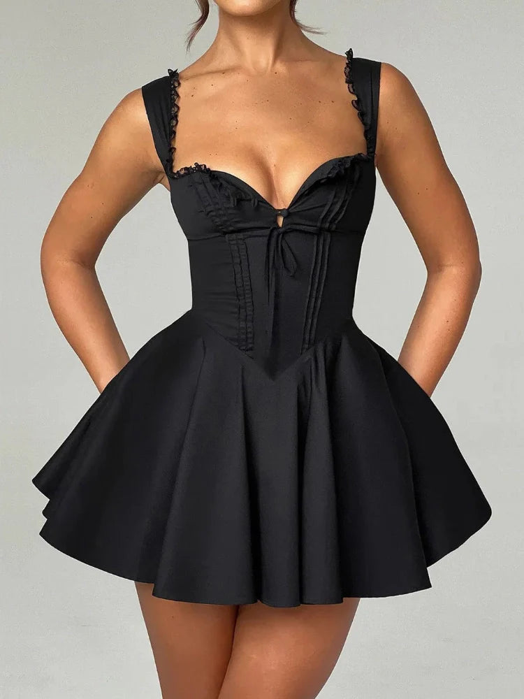 Lace Backless Midi Dress Newgew Dresses