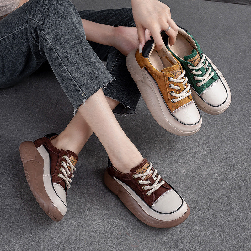 Women Leisure Stylish Leather Casual Shoes Newgew Shoes