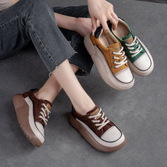 Women Leisure Stylish Leather Casual Shoes Newgew Shoes