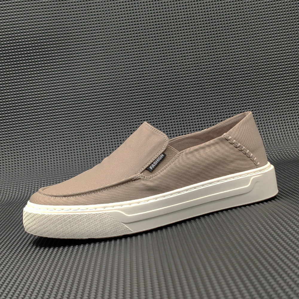 Men Minimalist Breathable Canvas Flat Casual Loafers Newgew Shoes