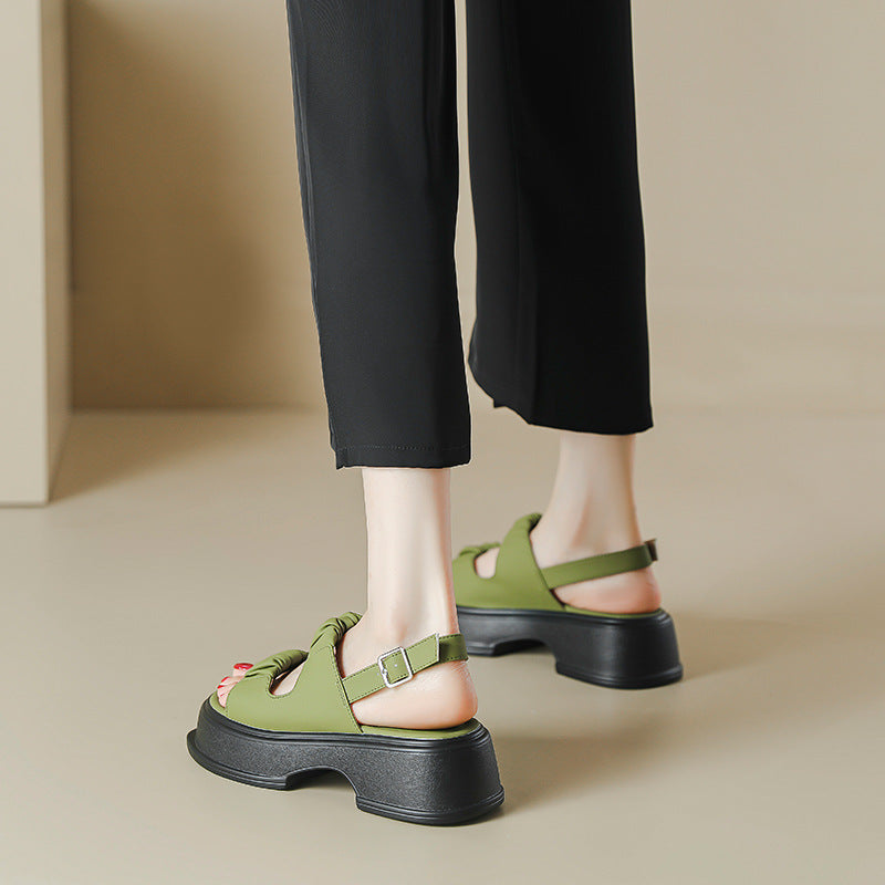 Women Minimalist Casual Chunky Sole Sandals Newgew Shoes