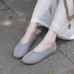 Cool Beijing Cloth Pumps Cotton Round Canvas Shoes Newgew