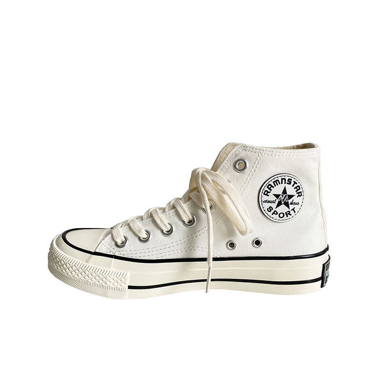 Stylish Women's Female Korean Style Versatile Canvas Shoes Newgew