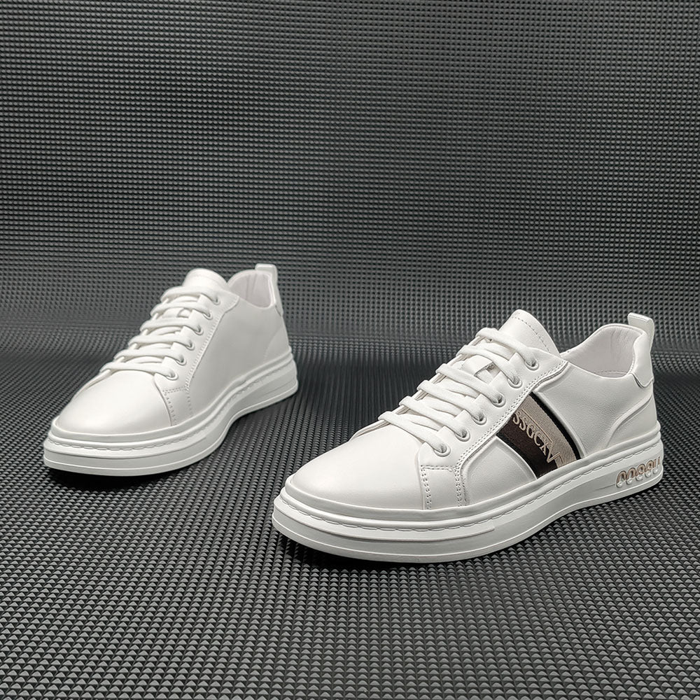 Men Fashion Leather Flat Slip-on Casual Shoes Newgew Shoes