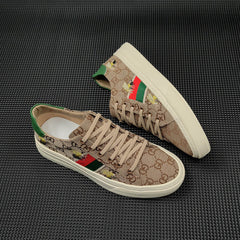 Men Stylish Canvas Flat Casual Shoes Newgew Shoes