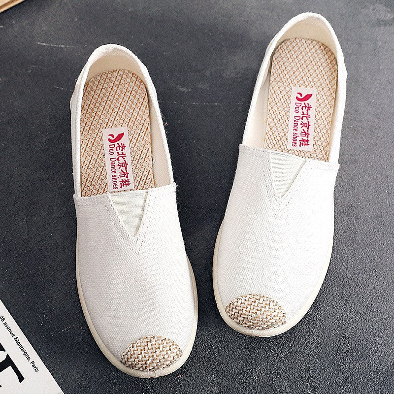 Stylish Women's Cloth Spring Comfortable Soft Canvas Shoes Newgew