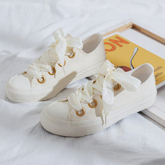 Women's Korean Style Street Shot Board Canvas Shoes Newgew