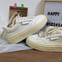 Versatile Milk Tea Color Round Toe Canvas Shoes Newgew