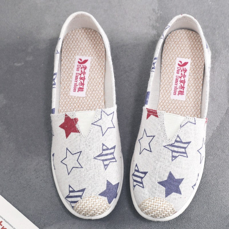 Stylish Women's Cloth Spring Comfortable Soft Canvas Shoes Newgew