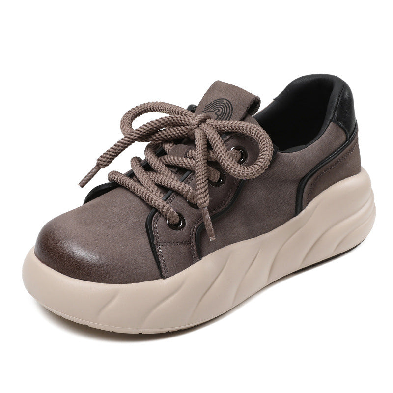 Women Minimalist Handmade Leather Casual Shoes Newgew Shoes