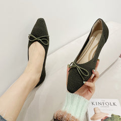 Moccasins Knitted Flat-Soled Shallow-Mouth Flying Shoes NewGew