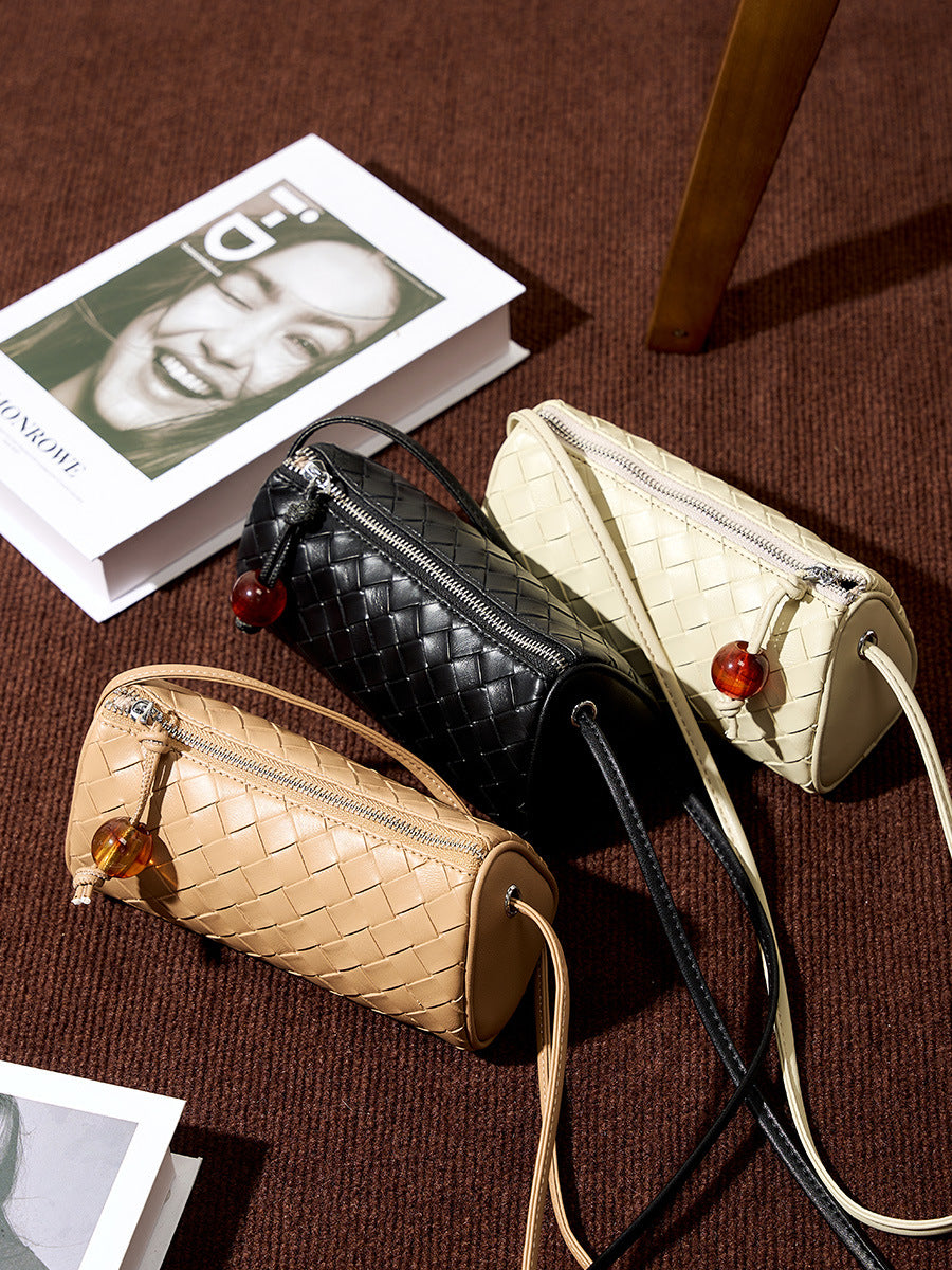 Women Fashion Soft Plaited Leather Cross Body Bag Newgew Shoes