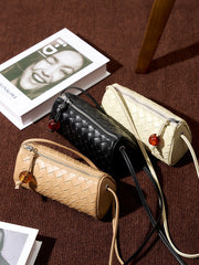 Women Fashion Soft Plaited Leather Cross Body Bag Newgew Shoes