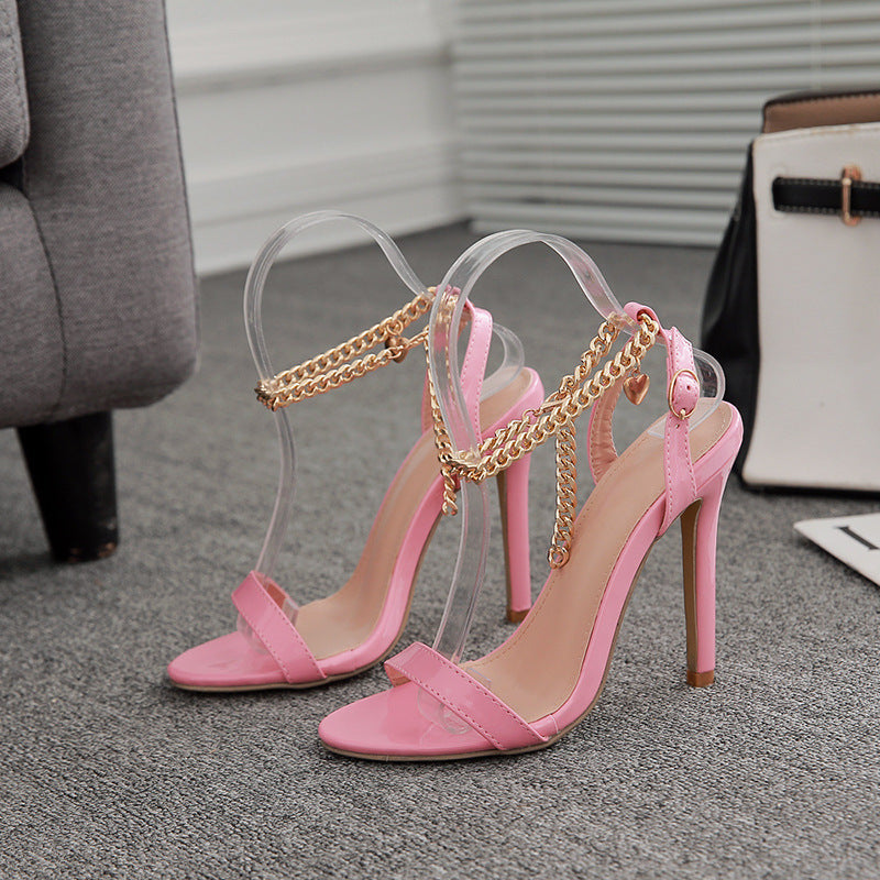 Stay Glossy Faux Suede Stiletto Heels Newgew