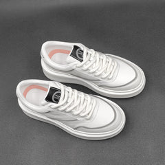 Men Minimalist Fashion Leather Flat Casual Shoes Newgew Shoes