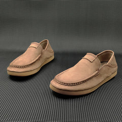 Men Handmade Minimalist Soft Leather Casual Loafers Newgew Shoes