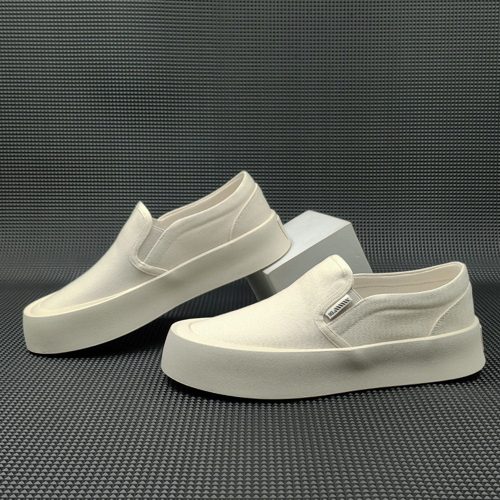 Men Minimalist Canvas Flat Casual Loafers Newgew Shoes