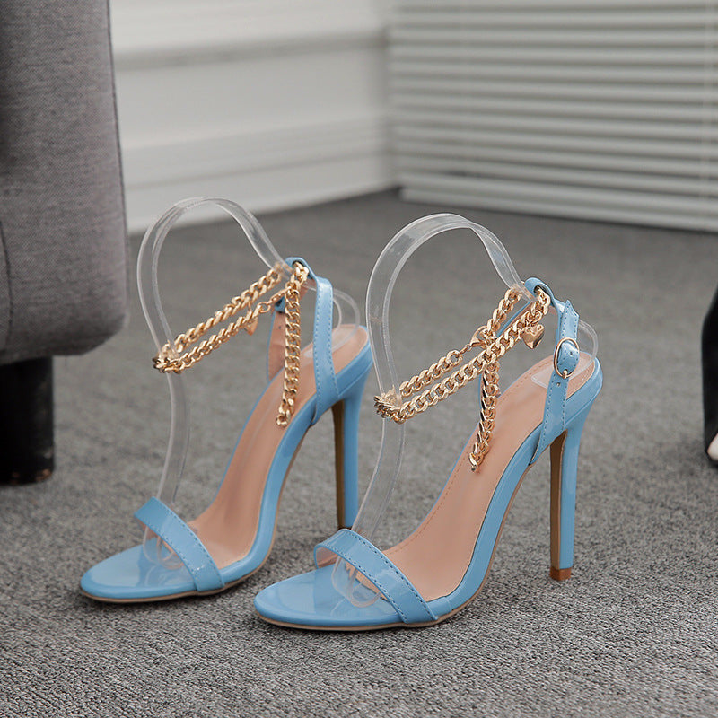 Stay Glossy Faux Suede Stiletto Heels Newgew