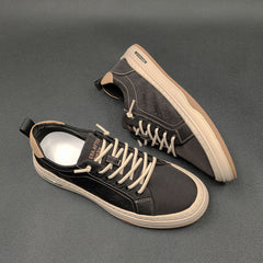 Men Minimalist Fashion Canvas Flat Casual Shoes Newgew Shoes