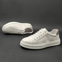 Men Fashion Breathable Leather Flat Casual Shoes Newgew Shoes