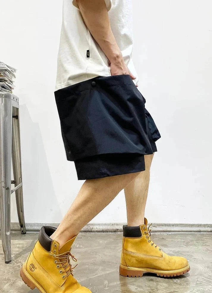 Oversized Pocket Cargo Shorts Newgew