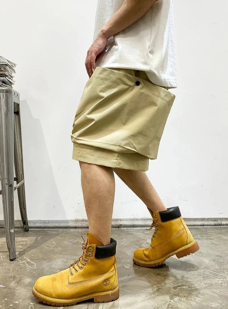 Oversized Pocket Cargo Shorts Newgew