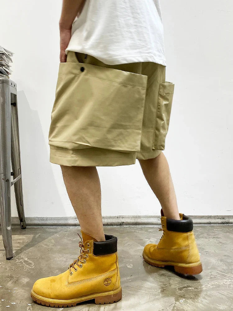 Oversized Pocket Cargo Shorts Newgew