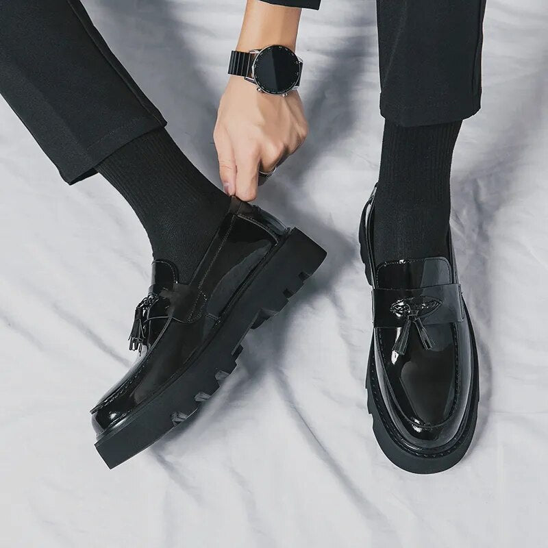 Patent Tassel Loafers Newgew