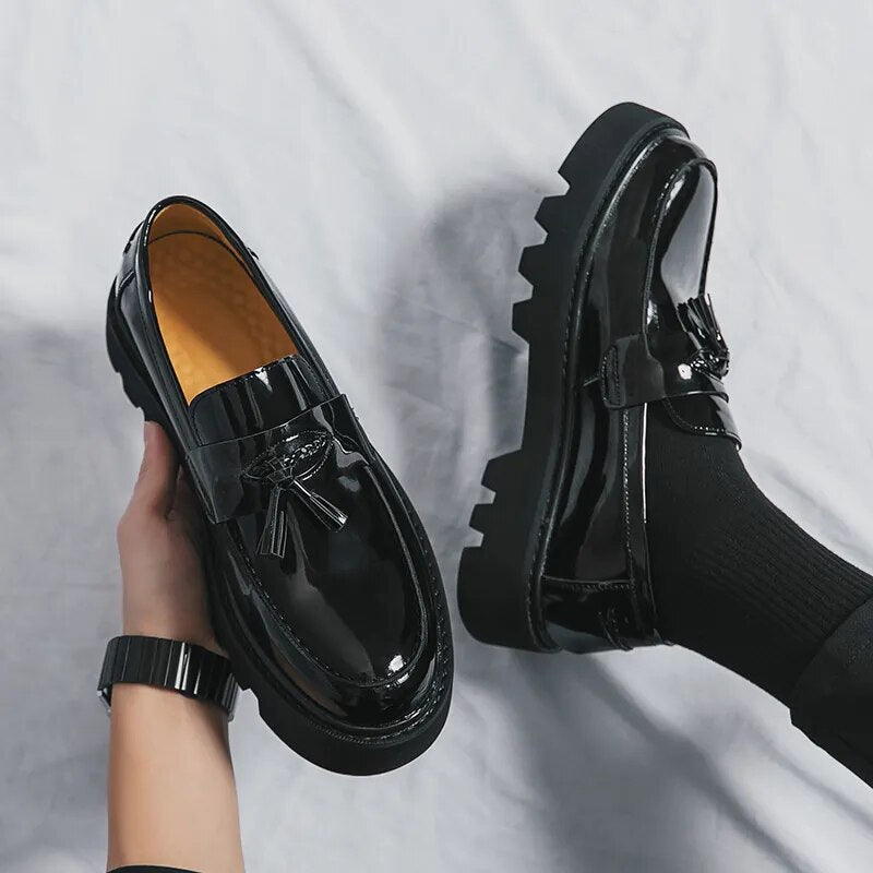 Patent Tassel Loafers Newgew