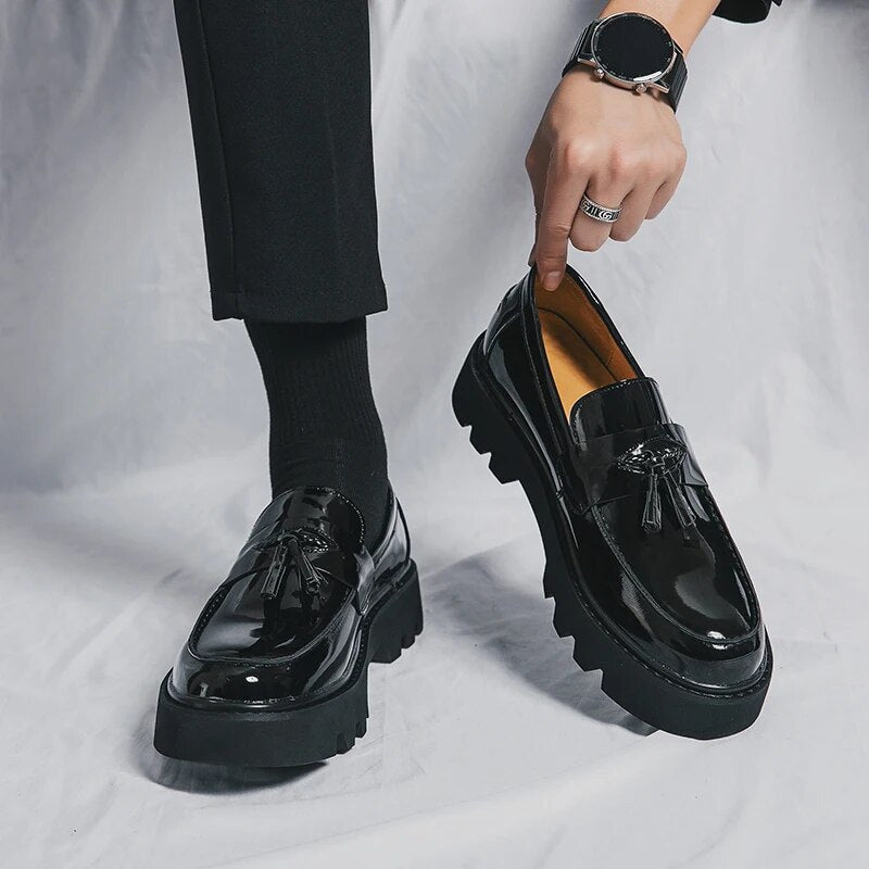 Patent Tassel Loafers Newgew