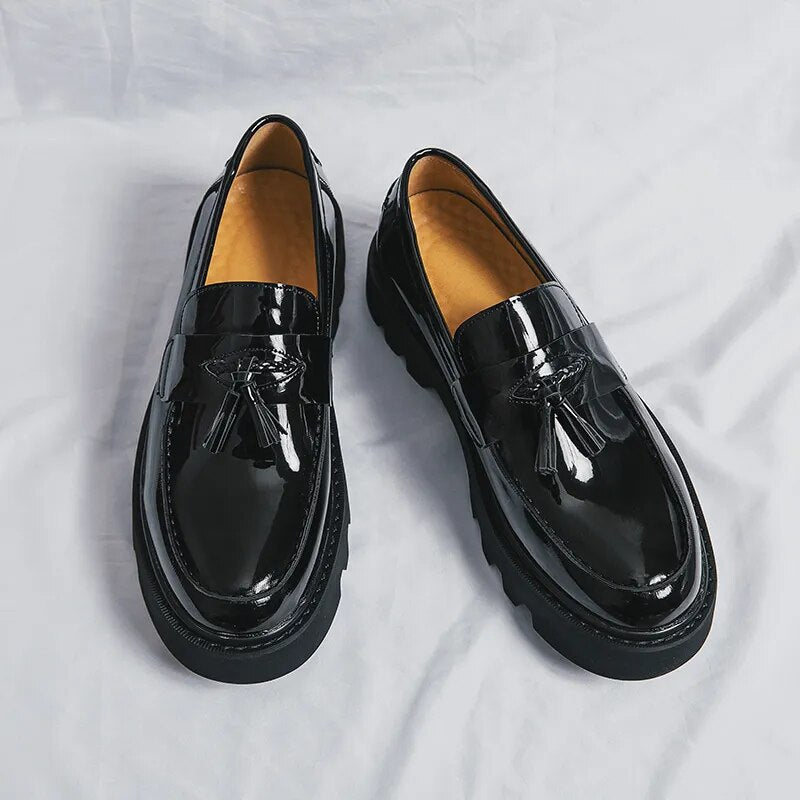 Patent Tassel Loafers Newgew