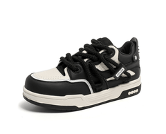 Phat Lace Sneakers - Cloud White/Black Newgew