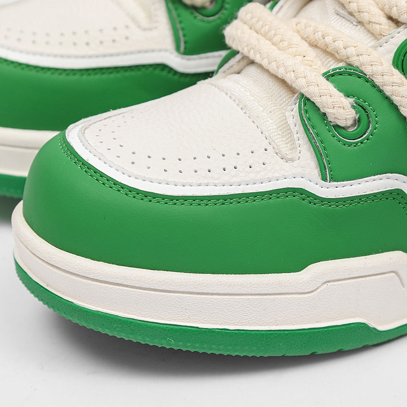 Phat Lace Sneakers - Cloud White/Lucky Green Newgew