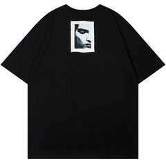 Photo Graphic Patchwork T-Shirt Newgew