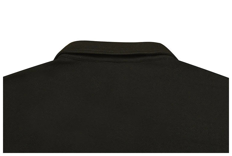 Pique Zip-Neck Polo Shirt Newgew