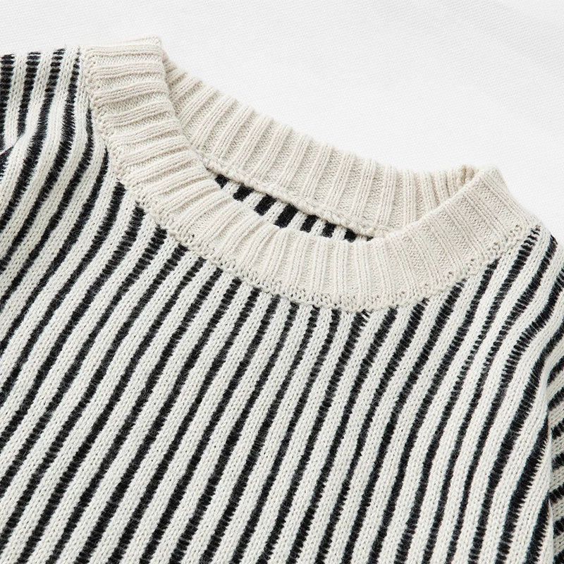 Plated Rib 90's Style Sweater Newgew