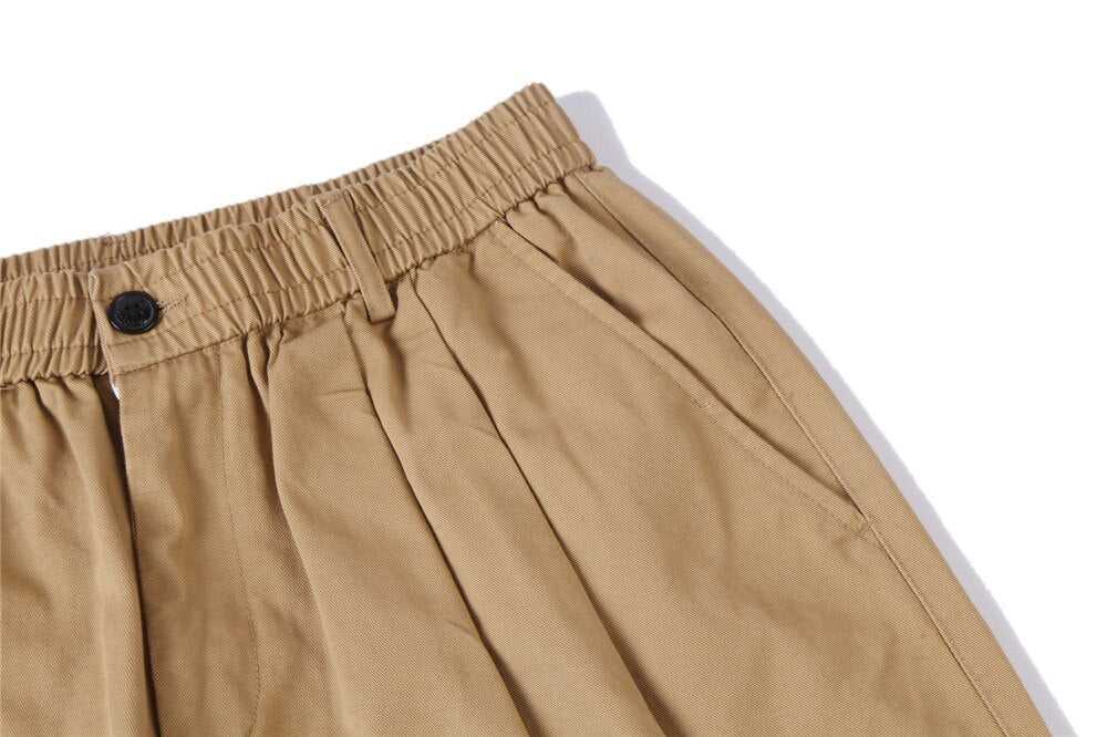 Pleated Front Knee Length Skater Shorts Newgew