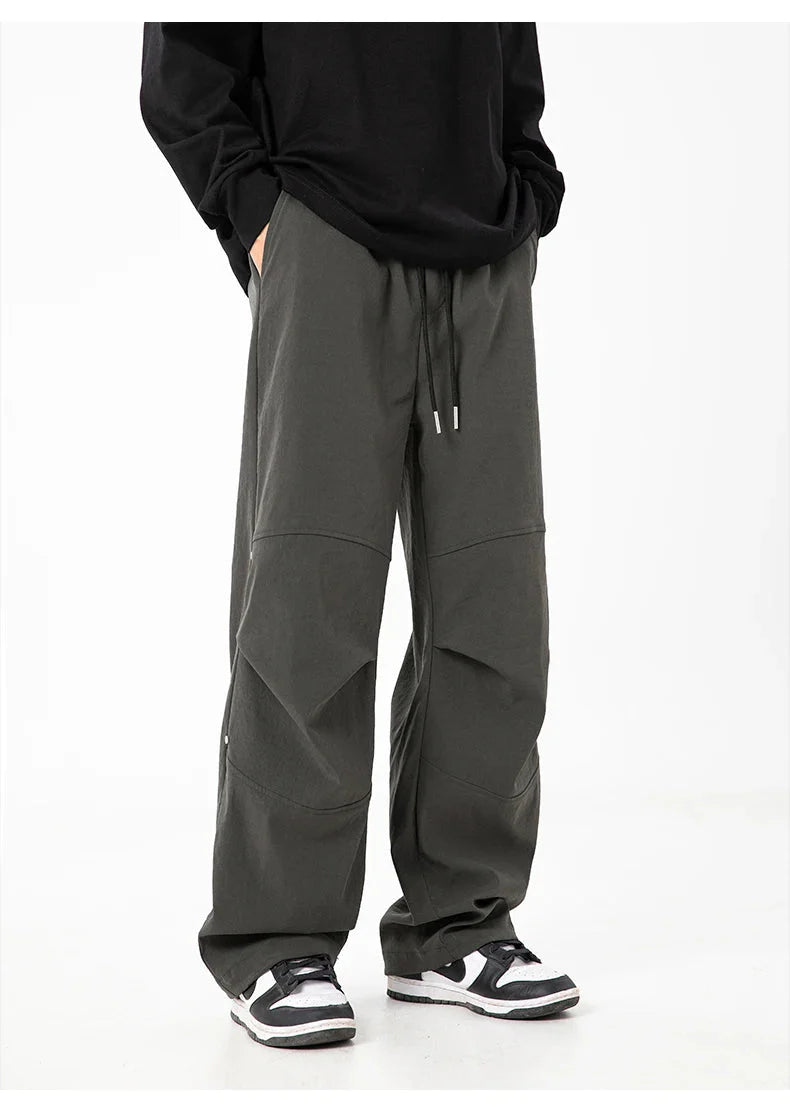 Pleated Knee Trek Pants Newgew