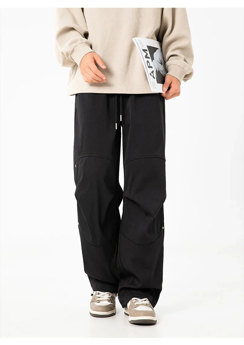 Pleated Knee Trek Pants Newgew