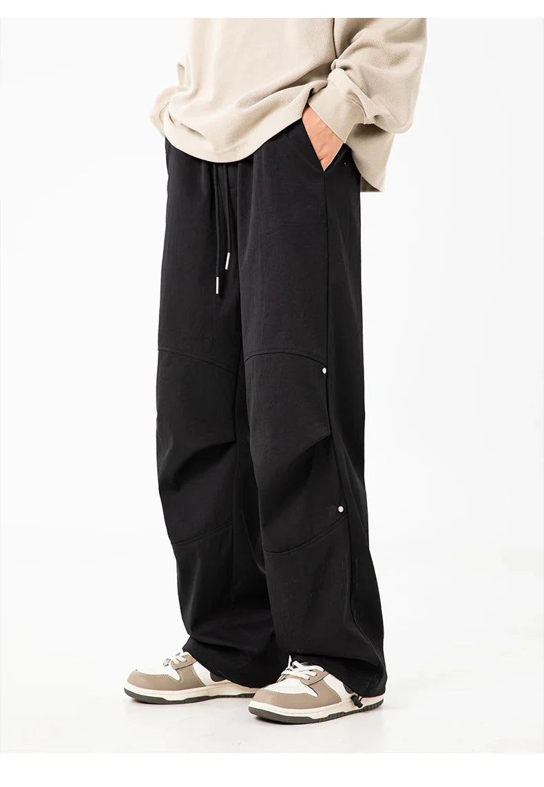 Pleated Knee Trek Pants Newgew