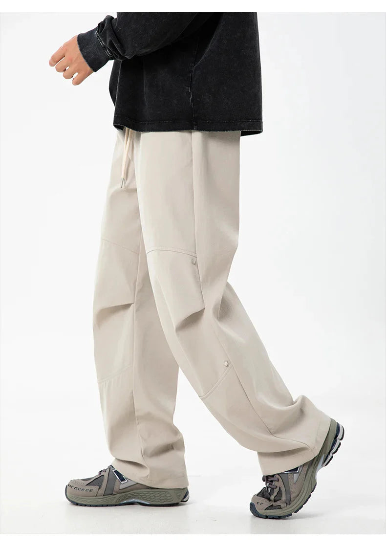 Pleated Knee Trek Pants Newgew