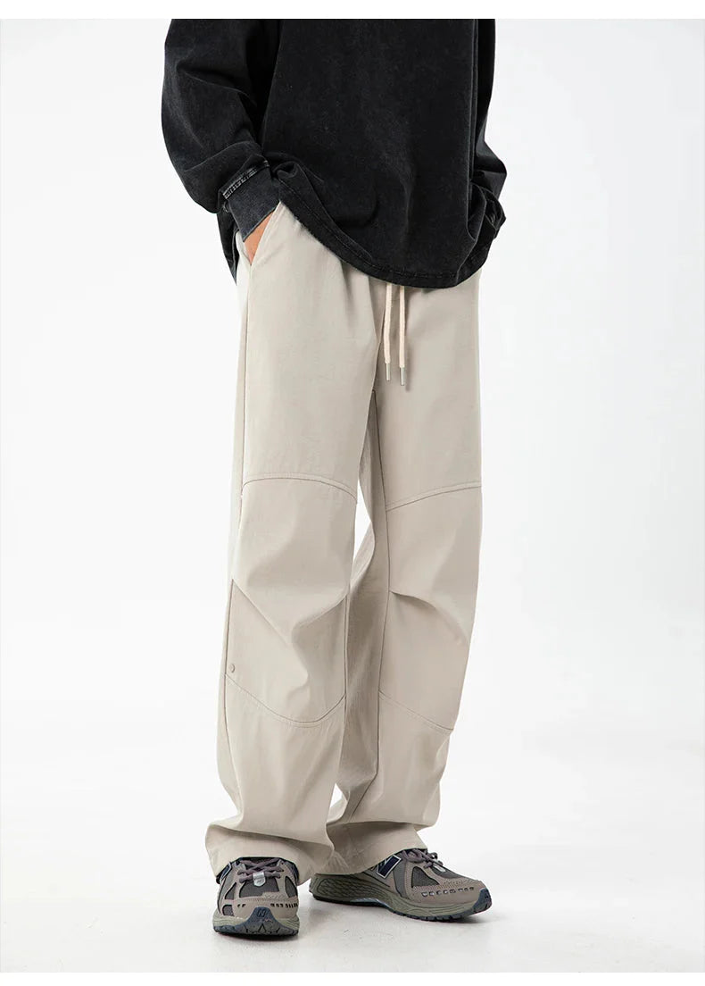 Pleated Knee Trek Pants Newgew