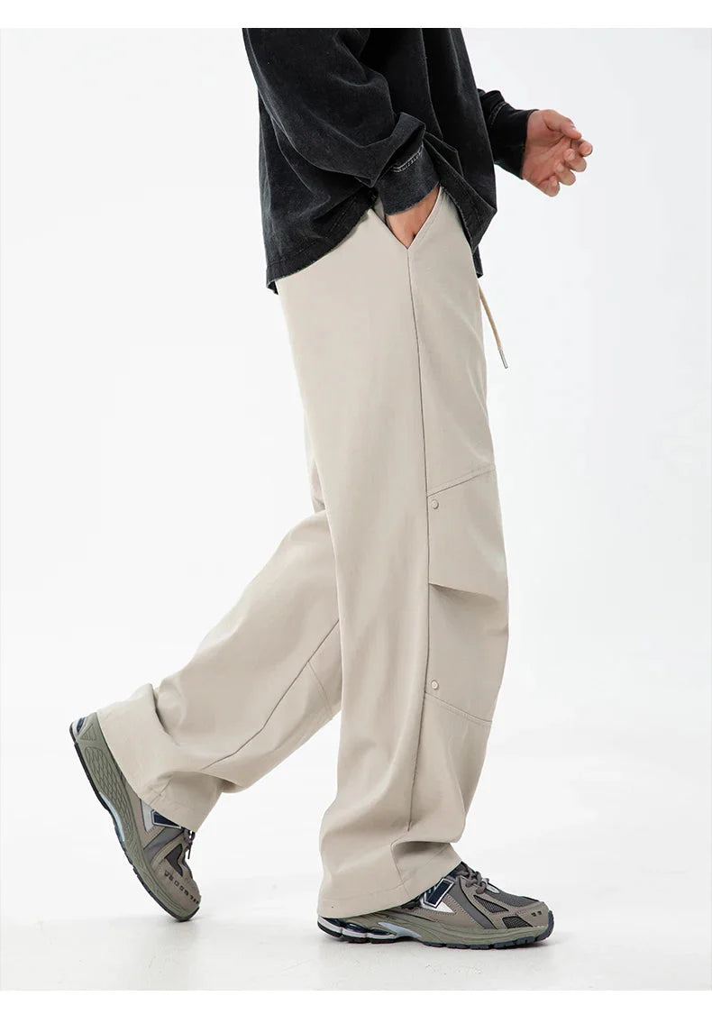 Pleated Knee Trek Pants Newgew